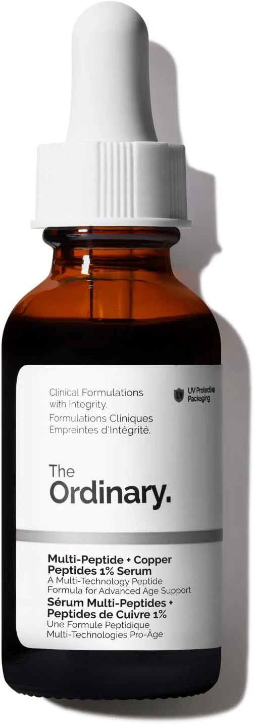 Multi-Peptide + Copper Peptides 1%, Anti-Aging Serum for Fine Lines and Skin Elasticity, 30ml