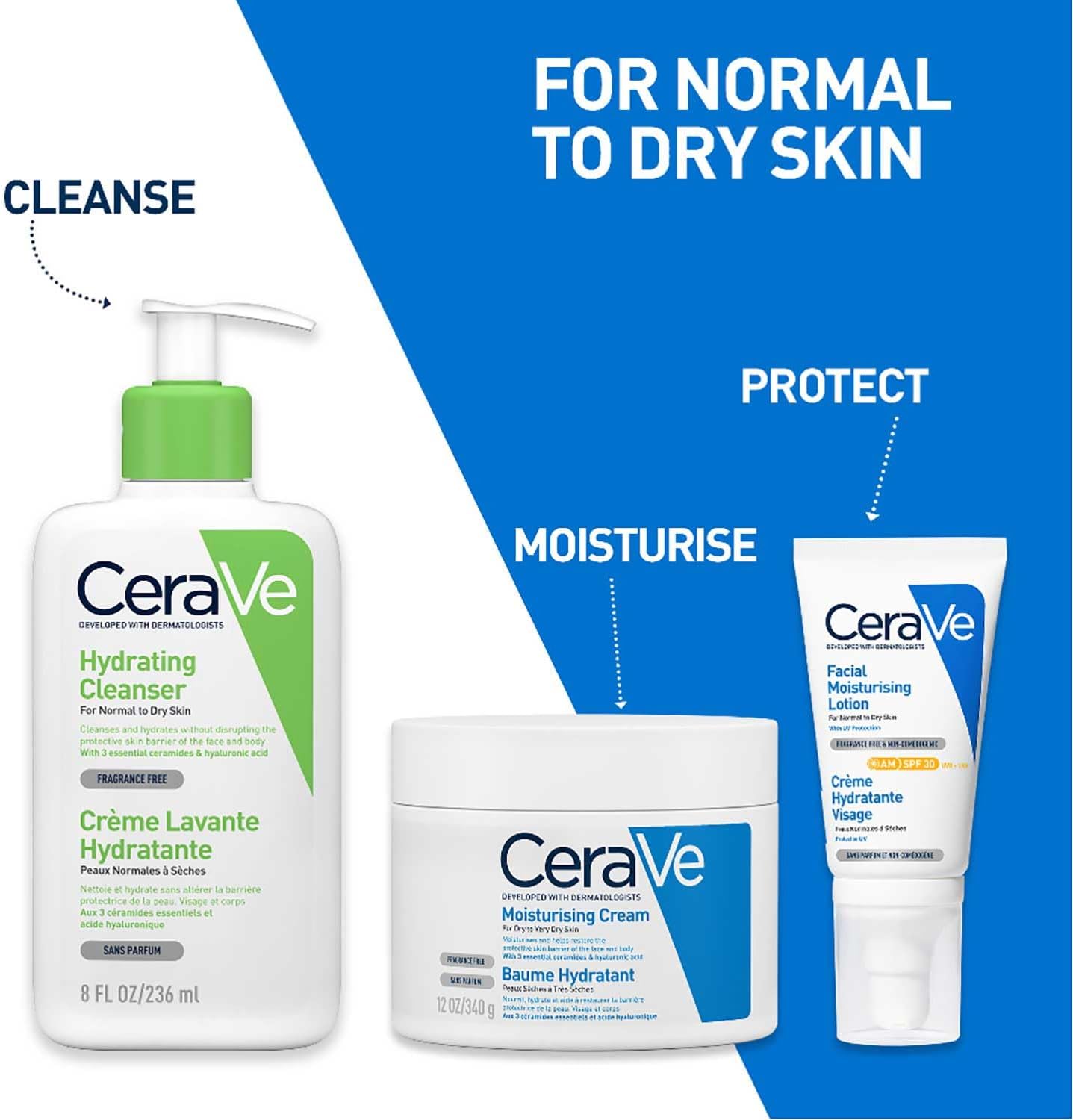 Cerave AM Facial Moisturizing Lotion SPF30 With Hyaluronic Acid 52ml