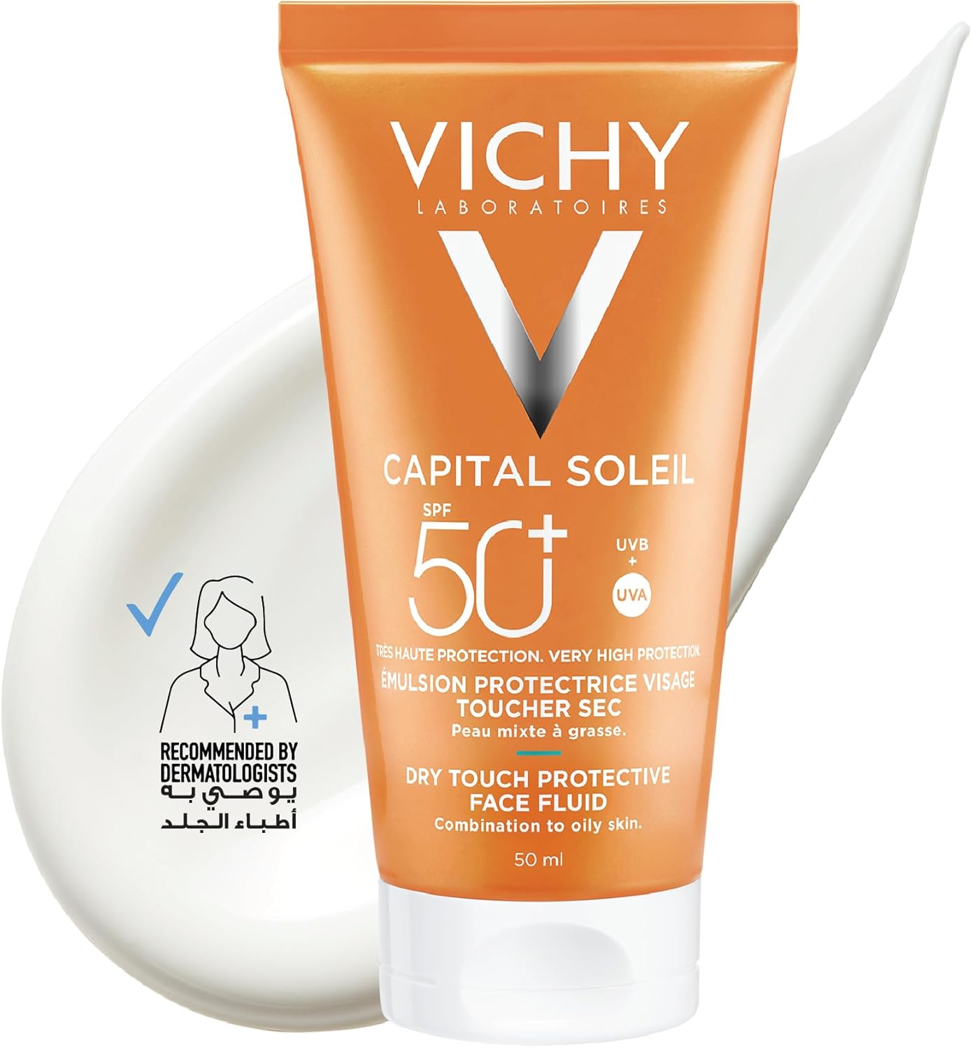 Vichy Capital Soleil Dry Touch Anti Shine Sunscreen for Combination to Oily Skin SPF50 50ml