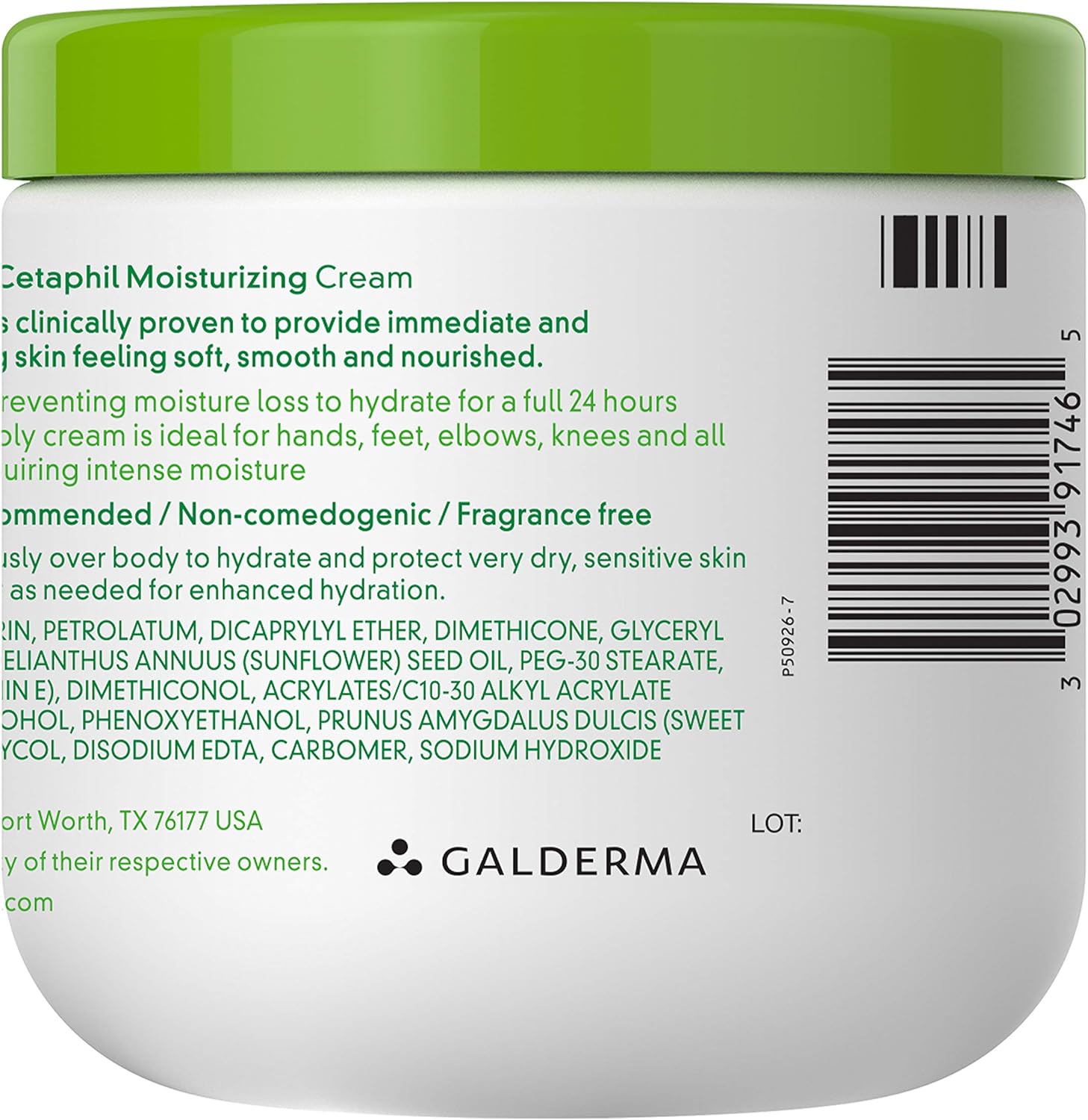 Cetaphil Moisturizing Cream 453g (Pack of 2)